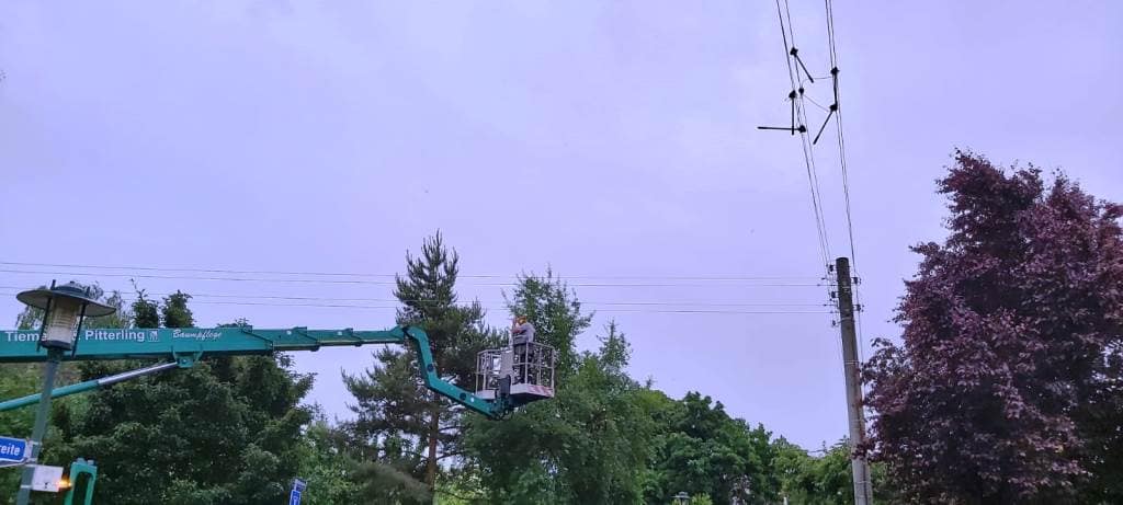 Da ist Erden und Kurzschließen Lebensversicherung.