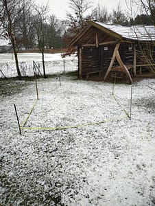 Der Rahmen für einen Verkaufsraum von Kleinkunst ist gesteckt ...