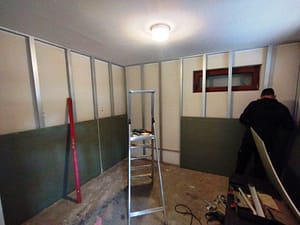 Parallel wird die Backstube ausgebaut