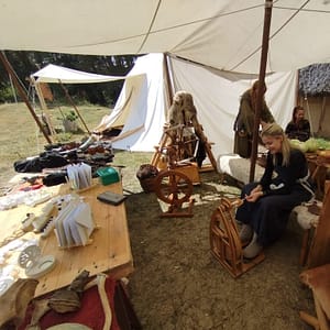 Diesmal hat auch das Spinnen und Haspeln eine große Rolle gespielt