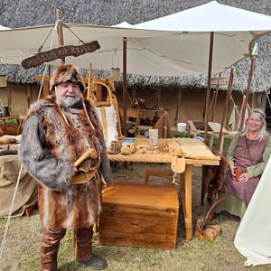 Auch Uwe und Sabine waren mit Ötzi dabei