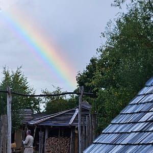 Mit diesem Himmelszeichen begingen wir die übrige Zeit.