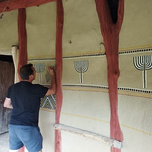 Parallel zu den Schulklassen ist auch unser Archäologie-Experte wieder am Werk