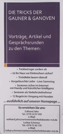 Seniorensicherheit Flyer 2